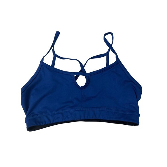 Zella Blue Strappy Back Sports Bra - Picture 1 of 3